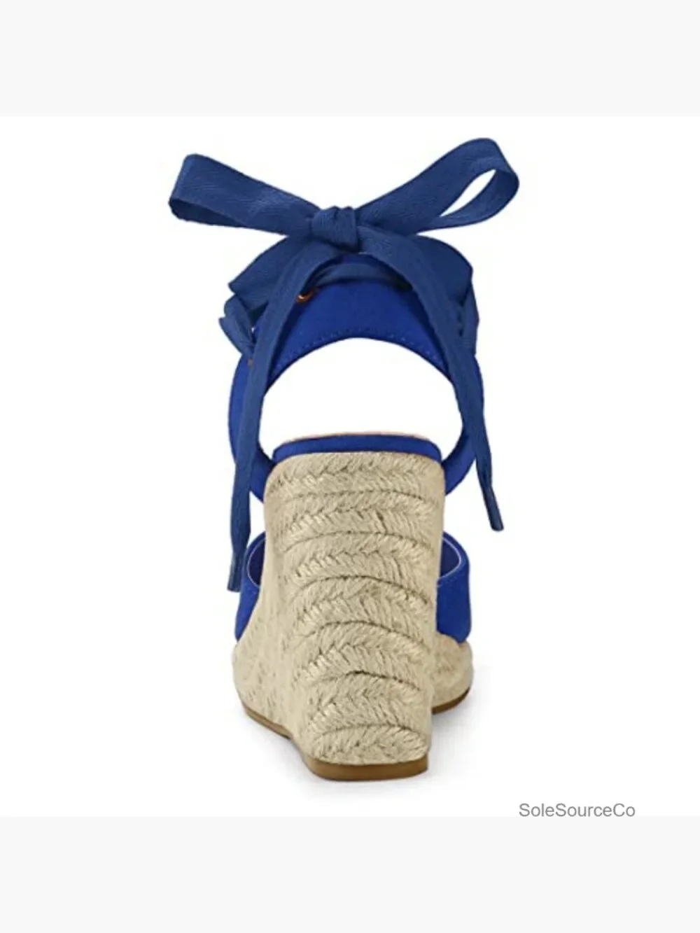 Women's Closed Toe Espadrilles Wedge Sandals Tie Up Platform Sandals